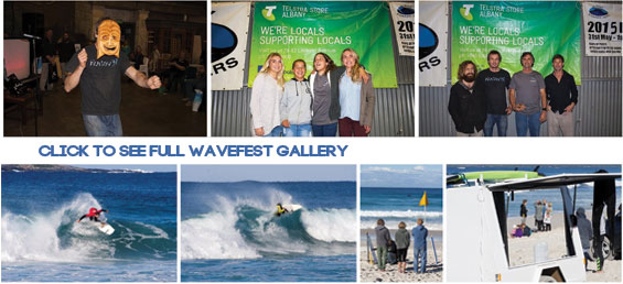 2015 Telstra Store Albany Wavefest